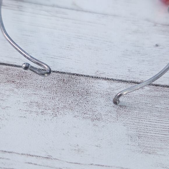 Crafting Charm Bracelet Red & Silver Tone - Fair Condition - Picture 12 of 16